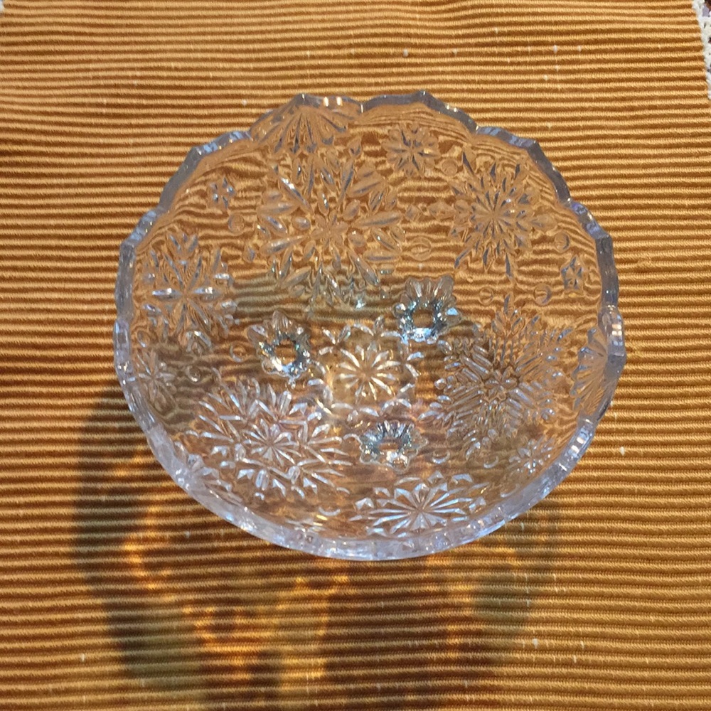 Crystal candy dish